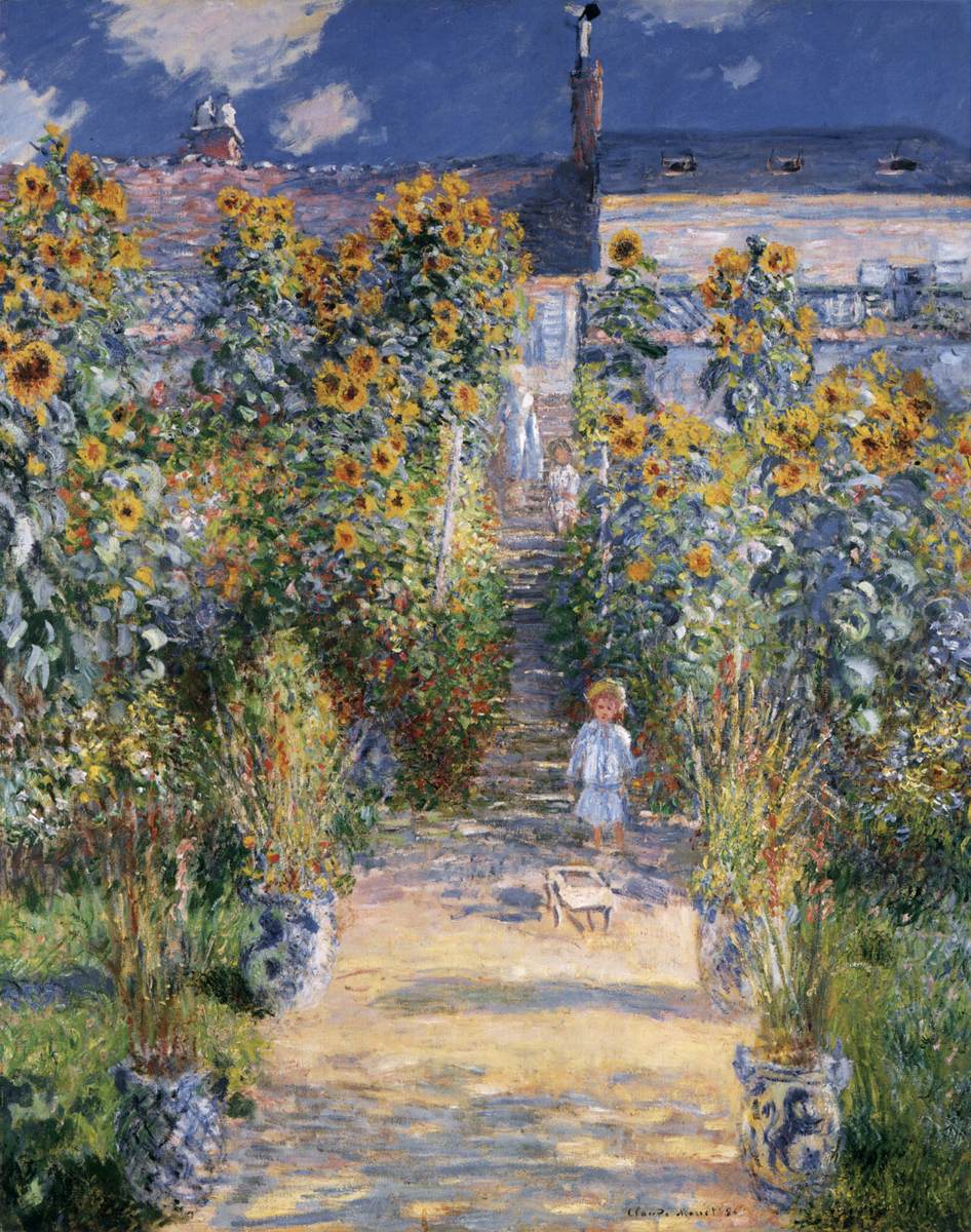 il giardino dell'artista a Vétheuil