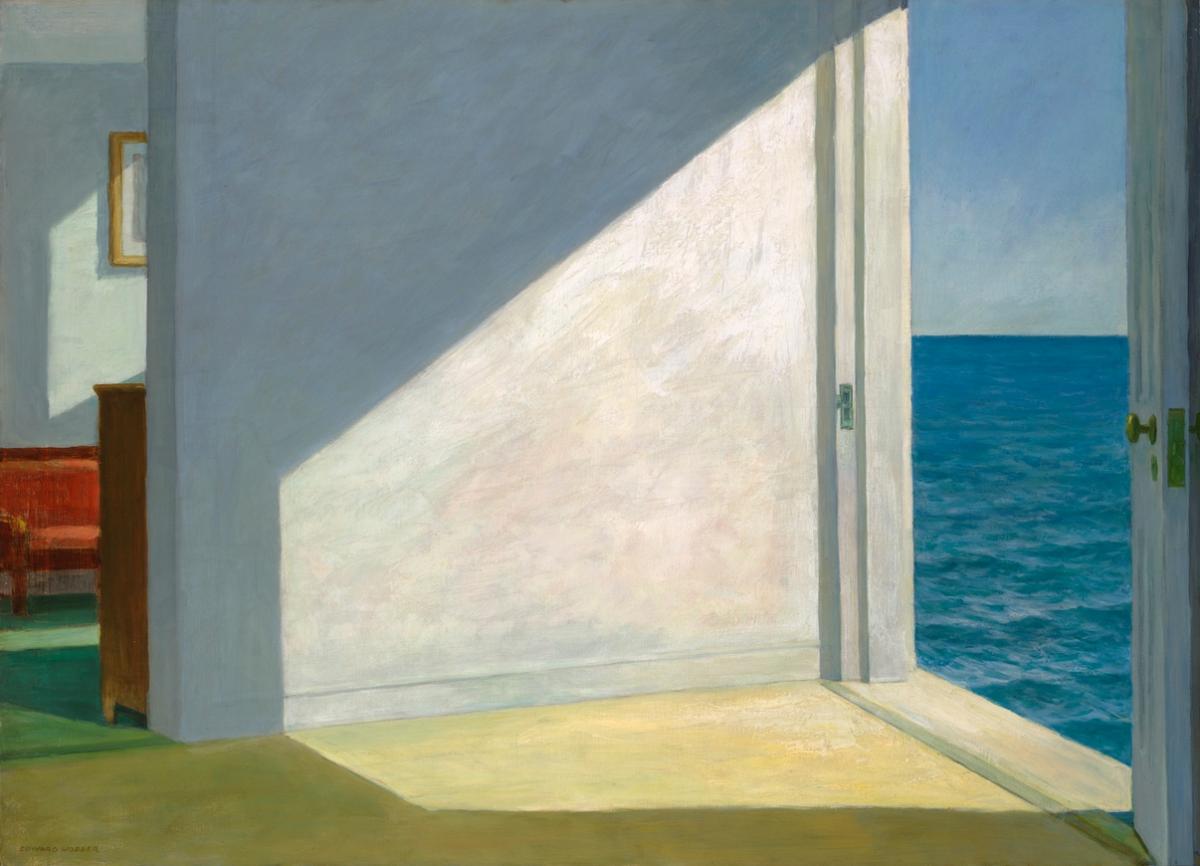 stanze sul mare, tela Hopper